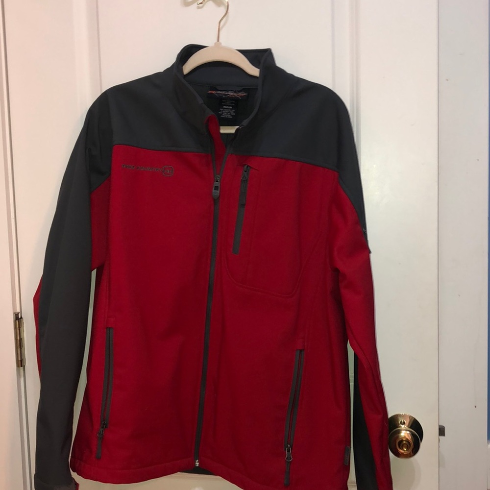 Free Country, grey and red men’s jacket